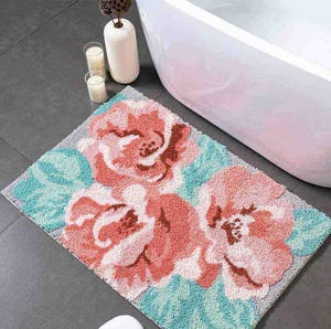 Alfombra de Baño Sublimada, Plegable, Absorbente, de Secado Rápido, Antideslizante, con Logotipo Personalizado, Rectangular, de Espuma Gruesa - Product Image 1
