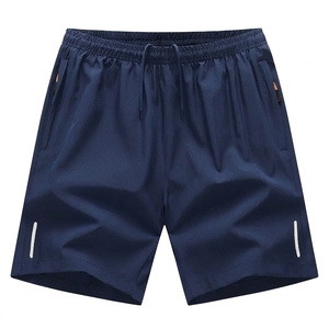 Shorts de sport d'été pour hommes, respirants, en soie glacée, séchage rapide, coupe capri, grande taille, amples, décontractés, mi-longs, pour la course et le fitness - Product Image 6