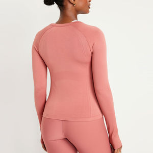 Camiseta de manga larga para mujer, cómoda, transpirable, de secado rápido, ropa informal, estilo invierno, camiseta para mujer - Product Image 2