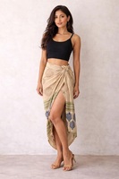 Pareo de Playa con Logotipo Personalizado para Mujer, Elegante Traje de Baño, Ropa de Playa, Pareo