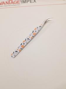 Kit de Pinzas Profesionales para Extensión de Pestañas de 3 Piezas con Diseño de Revestimiento de Papel, Modelo Personalizado, Rectas, de Aislamiento y Curvadas a 45 Grados - Product Image 2