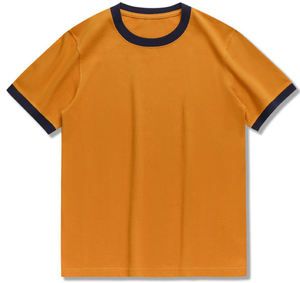 เสื้อยืดผู้ชายแขนสั้น แบรนด์แฟชั่น ผ้าฝ้ายแท้ 100% หนัก 270 กรัม สไตล์วินเทจ ระบายอากาศได้ดี ไม่เป็นขุย ลายเรียบ ทรงหลวม - Product Image 5