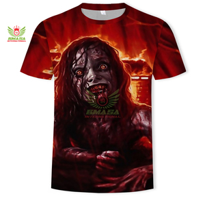 Camiseta de Sublimación de Alta Calidad para Hombre, Tejido de Poliéster Transpirable, Manga Corta, Diseño Personalizado - Product Image 1