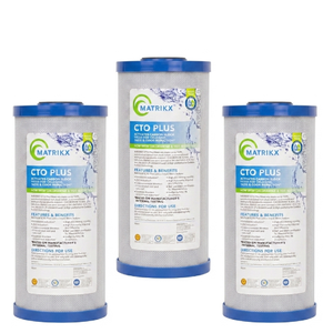 Cartucho de Repuesto de Carbón de Alta Eficiencia para Reducción de Cloramina, Importado Original, Tratamiento de Agua Profesional - Product Image 1
