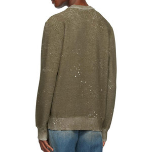 Sweat-shirt d'hiver personnalisé avec un design usé, en tissu polaire, écologique et respirant, construction en coton durable pour hommes - Product Image 5