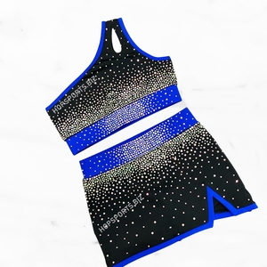 Wholesale Custom Cheerleading Training Set Girls Youth <b>Performance</b> Sportswear Flexible Cheer Practice <b>Wear</b> Outfit - Product Image 2
