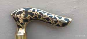 Bastón náutico antiguo con mango en forma de T. Impresionante bastón de diseño con mango especial para regalar a alguien. - Product Image 3