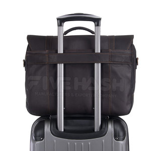 Leather <b>Laptop</b> <b>Bag</b> With Organized Storage Design Perfect For Business Meetings Office <b>Work</b> And Daily Carry Convenience - Product Image 6