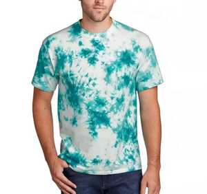 Camiseta de Hombre Tie Dye con Lavado Ácido, Nueva Colección al por Mayor, Moderna y Duradera, Ropa para el Hogar, Verano, 100% Algodón - Product Image 1