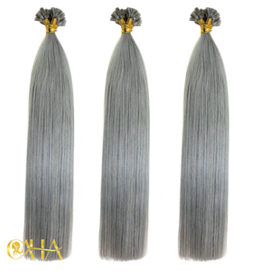 Extensions de cheveux naturels Remy vietnamiens de haute qualité, pointe en I, 100g, fixation par anneaux nano, double trame, prêtes pour la permanente, OEM ODM - Product Image 2