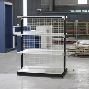 ADONG A07 Modern Gondola-Style Detachable Supermarket Shelves <b>Metal</b> Grocery Store Racking OEM Factory Vietnam Powder Customized - Product Image 2
