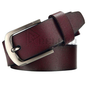 Ceintures en cuir véritable pour hommes – Idéales pour le travail, les tenues décontractées et les jeans – Boucle ardillon en laiton – Prix avantageux - Product Image 6