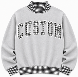 Fabricant professionnel de sweat-shirts à col montant gris pour femmes, avec logo personnalisé, en molleton surdimensionné, respirant, en polyester/coton, pour l'hiver - Product Image 1
