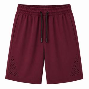 Shorts Bermuda pour Hommes Personnalisables en Toile Couleur Unie Respirants Séchage Rapide avec Cordon de Serrage Design Logo Personnalisé Décontracté Athlétique - Product Image 3