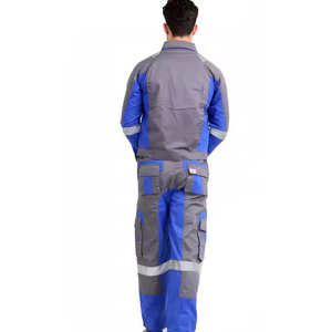 Gariox Apparel <b>Waterproof</b> Hi Vis Reflective Safety Coverall ANSI Class 2 EN ISO 20471 Industrial Construction Jumpsuit OEM - Product Image 3