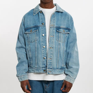 OEM Custom Made Casual <b>Men</b> Denim <b>Jacket</b> <b>Lightweight</b> Stylish <b>Men</b> Denim <b>Jacket</b> for Everyday Wear Best Quality Denim <b>Men's</b> <b>Jackets</b> - Product Image 4