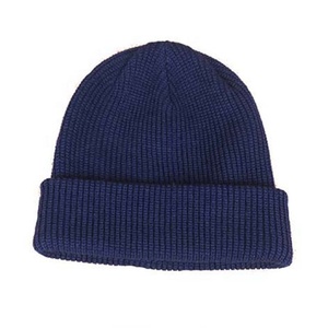 Unisex Solid Color Knitted Beanie <b>Hat</b> 56-58CM Winter Casual Cap for Adults <b>Navy</b> Blue Red White Gray - Product Image 5