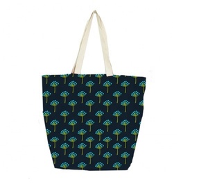 Vente en gros de sacs en jute en coton réutilisables écologiques pour l'épicerie fourre-tout de plage durable à la mode écran - Product Image 1