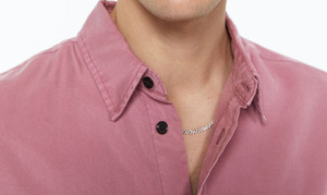 Chemise décontractée en coton respirant tricoté pour homme, style classique à manches longues avec poches et boutons, idéale pour le travail – Meilleur prix - Product Image 4