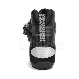 Diseña Tu Propio Logotipo, Zapatos de Motocicleta de Cuero Impermeables Hechos a Medida, Ligeros, Talla Grande, Color Sólido - Product Image 4