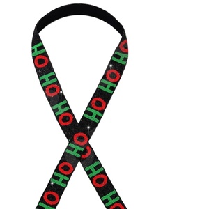 Ho Ho Sangles de sac de perles de rocaille en or blanc personnalisées 'Hook Em Horns' Accessoire à la mode Sangle de sac à main perlée - Product Image 1