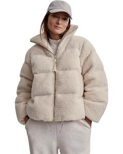 Doudoune matelassée unisexe noire et bleue brillante de haute qualité, imperméable, coupe-vent, écologique, réversible, à col montant, pour l'hiver, avec fermeture frontale rapide - Product Image 3