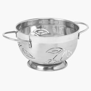 Food Grade <b>Stainless</b> <b>Steel</b> <b>Colander</b> Strainer Bowl with Perforated Design Wholesale Rust Proof Kitchen Tool for Washing Vegetable - Product Image 3
