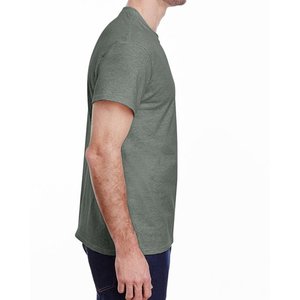 เสื้อยืดออกกำลังกายผู้ชายสีพื้น ทรงเข้ารูป ระบายอากาศได้ดี เหมาะสำหรับยิม วิ่ง เล่นกีฬา เสื้อผ้ากีฬาฤดูร้อน - Product Image 5