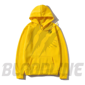 Sudadera con capucha negra para hombre con bolsillo frontal y diseño de sublimación, corte regular, estilo casual para otoño. - Product Image 2