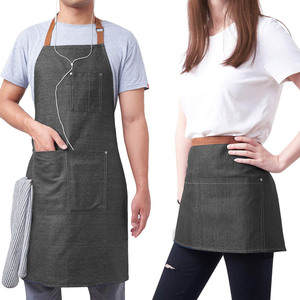 Back leather Heavy Duty high quality Adjustable Working <b>Apron</b> <b>Kitchen</b> Use Daily Wear Green ColorCleaning Cross - Product Image 1
