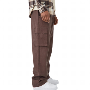 SPINE CRAFT Pantalon de jogging décontracté pour homme, coupe droite, en toile respirante, multi-poches, séchage rapide, idéal printemps-automne - Product Image 5
