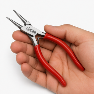 Professional <b>Nose</b> Jewelry Pliers Stainless Steel Precision Wire Looping Tool PVC Grip Custom DIY - Product Image 3