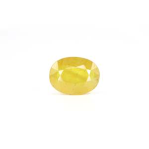 9.35 Carat Oval Cut Yellow Sapphire Loose Gemstone for Fine Jewelry - Product Image 1
