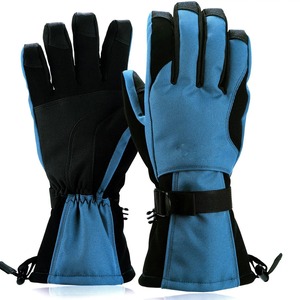 Gants de ski d'hiver pour hommes en cuir de haute qualité, coupe-vent, imperméables, prix compétitif, gants d'hiver chauds et coupe-vent - Product Image 4
