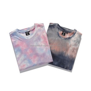 เสื้อยืดคอกลมผ้าฝ้ายทรงโอเวอร์ไซส์แบบยูนิเซ็กซ์ กางเกงขาสั้น น้ำหนักมาก แห้งเร็ว ดีไซน์ขาดๆ แบบสปอร์ต สไตล์ไฮสตรีท 180 กรัม - Product Image 6
