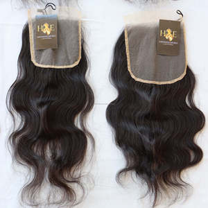 Indian Temple – perruque Lace Closure wig naturelle 4x4 5x5 6x6, cheveux humains bruts, tissage Frontal, toutes tailles - Product Image 5