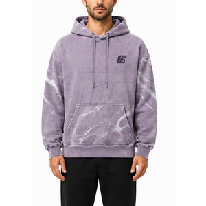 Modern Acid Wash <b>Hoodies</b> With <b>Soft</b> Fabric And Relaxed Fit Ideal For Casual Wear Street Fashion And Everyday Outfit Styling - Product Image 3
