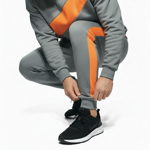 Conjunto Deportivo Casual de Felpa con Capucha para Hombre, Invierno 2026, Color Sólido, con Logotipo Personalizado, 100% Algodón - Product Image 6