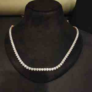 Cadena Cubana de Moda para Joyería Hip Hop Unisex, Plata de Ley 925 con Diamante Cultivado en Laboratorio - Product Image 1