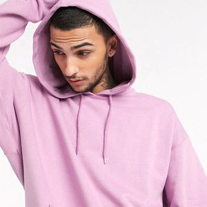Sudadera con Capucha Personalizada de Algodón Estampada, Estilo Urbano, Jersey Sólido de Alto Gramaje, Oversize - Product Image 3
