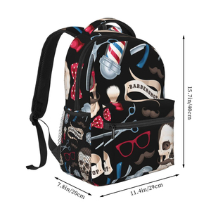 Maletín de Maquillaje Clásico Negro de PVC con Cierre, Mochila Cosmética de Lado Suave para Organizar, Almacenar y Viajar, con Bolsillo Lateral - Product Image 2