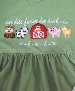 Collection pour filles : avec de jolies broderies sur le thème de la ferme. Conçu au Vietnam ; des designs personnalisés disponibles. - Product Image 3