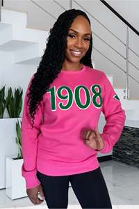 AKA Ivy Chenille O-Neck High Quality 100% Cotton Unisex Short Sleeve Eco-Friendly Anti-Wrinkle Breathable Quick Dry Front Logo - Product Image 2