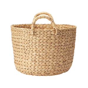 Cesta Ecológica de Jacinto de Agua, Cesto de Almacenamiento Tejido a Mano con Tapa, Decoración para el Hogar Hecha a Mano y Personalizada de Vietnam - Product Image 2