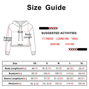 Sudadera con Capucha Extra Grande de Alta Calidad para Mujer 2024, Sudadera de Algodón Lisa, Estilo Urbano, Top Corto - Product Image 6