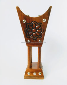 เครื่องหอมไม้เครื่องหอมที่ดักเถ้าไม้ที่ใส่ธูปไม้ธรรมชาติเครื่องหอมแบบชนบท - Product Image 2