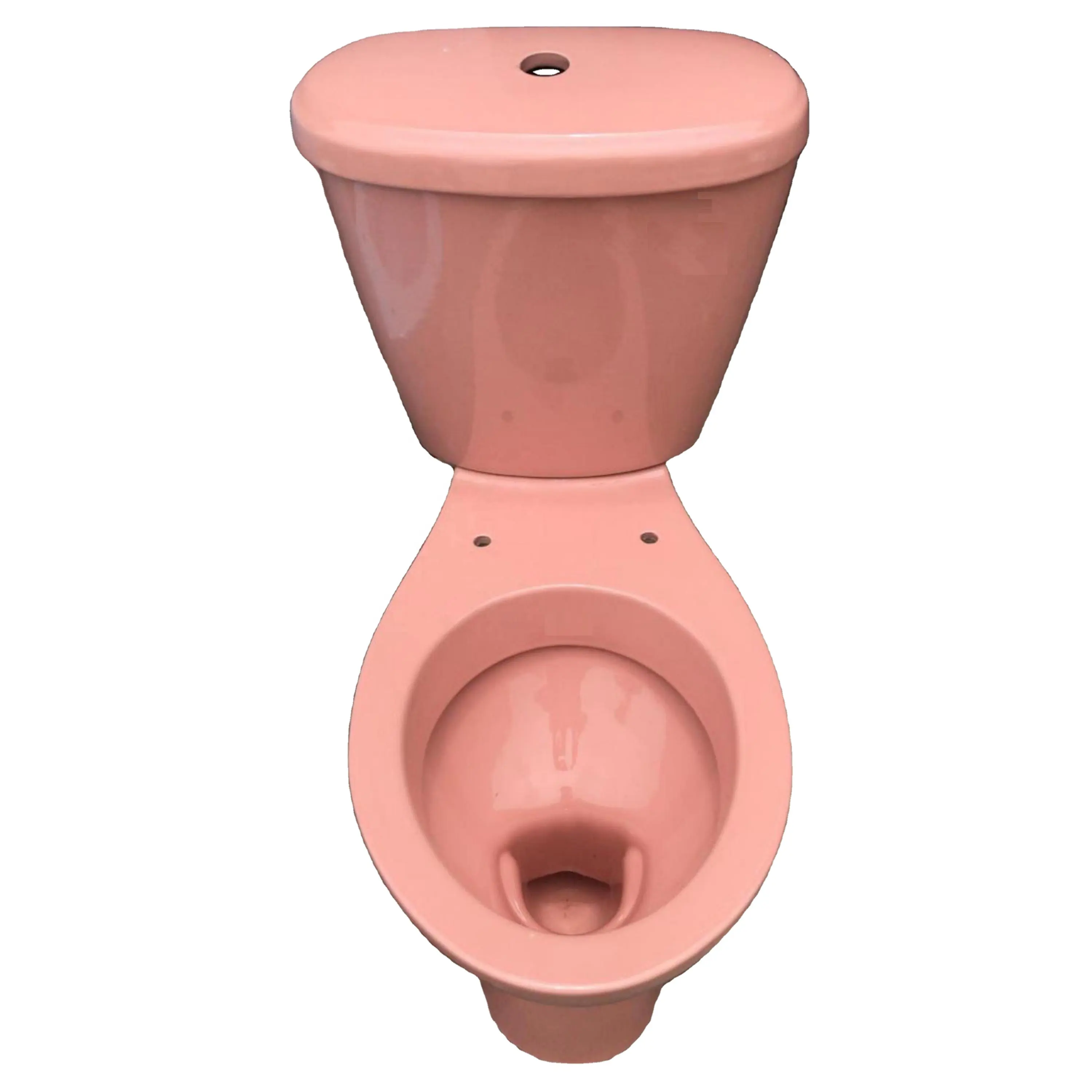 Lowest Price Luxurious Quality Rustic Orange Color Designer Two Piece Water Closet Commode WC Toilet Seat from Morvi India