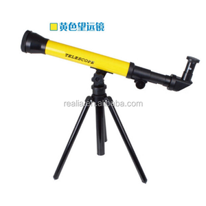 กล้องโทรทรรศน์พลาสติกเพื่อการศึกษาวิทยาศาสตร์ DDRS HM-6601A ของเล่นเคลือบป้องกันรอยขีดข่วนสำหรับเด็ก ใช้ดูท้องฟ้าและภูมิทัศน์ ปรับได้ - Product Image 4