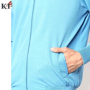 KEVEN IMPEX Vestes de sport pour hommes, confortables, respirantes, coupe-vent, grande taille, en toile réversible, écologiques, à col montant, collection automne - Product Image 4