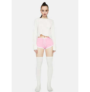 Shorts de Ciclismo para Mujer, Transpirables, de Poliéster y Elastano, con Efecto Push-Up, Color Nude, Leggings Negros para Gimnasio - Product Image 3